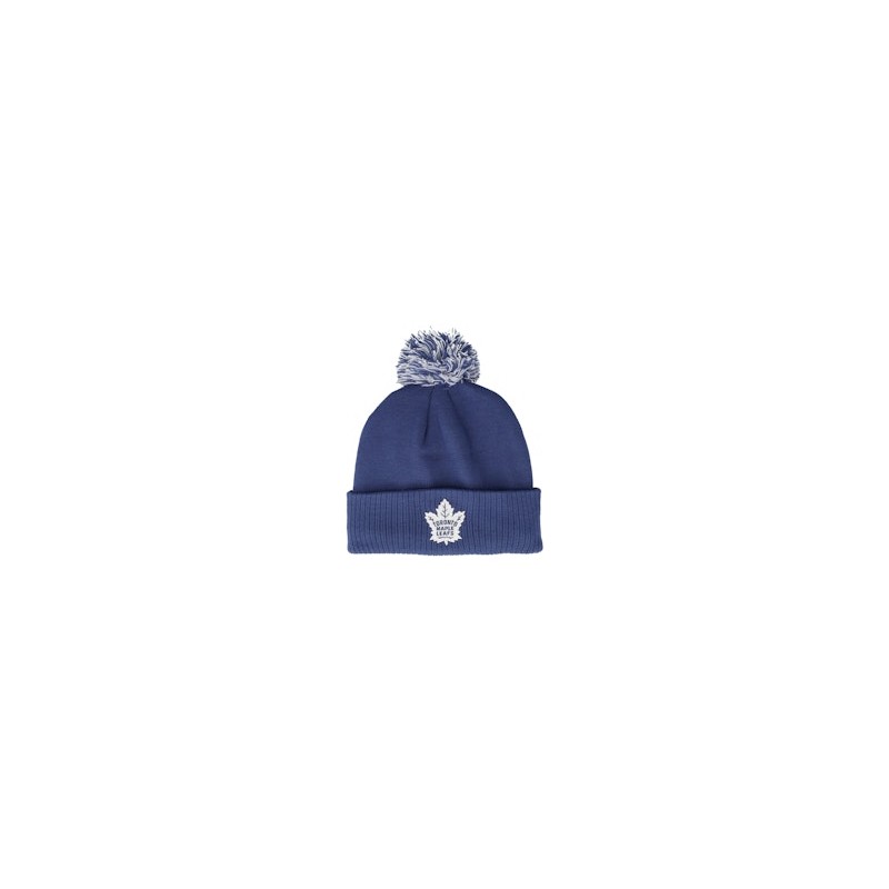 Toronto Maple Leafs NHL Cuffed Beanie Dark Blue Pom - Adidas