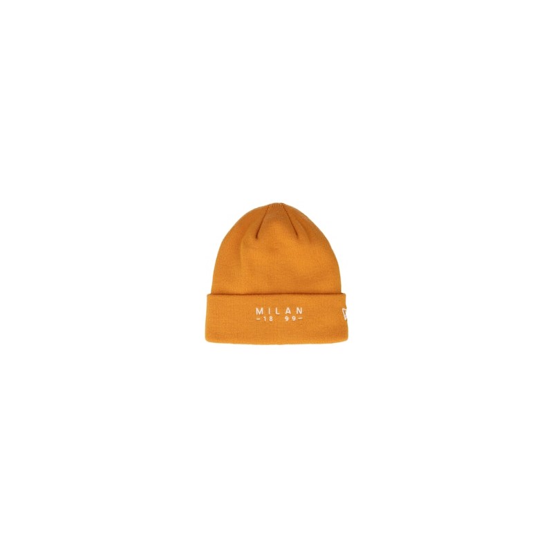 AC Milan Seasonal Wordmark Beanie Yellow Cuff - New Era